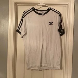 Black and white Adidas shirt size medium
